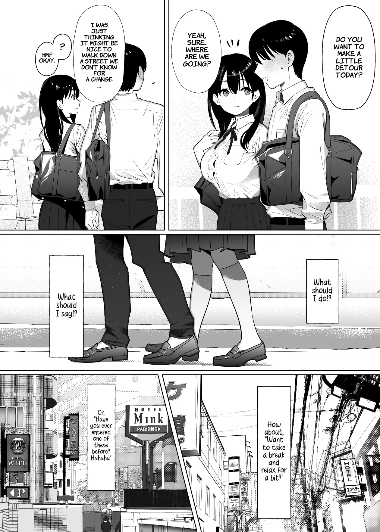 Kanojo wa mada 18cm Ijou o Shiranai. | She has never experienced anything close to 18 cm. page 9 full