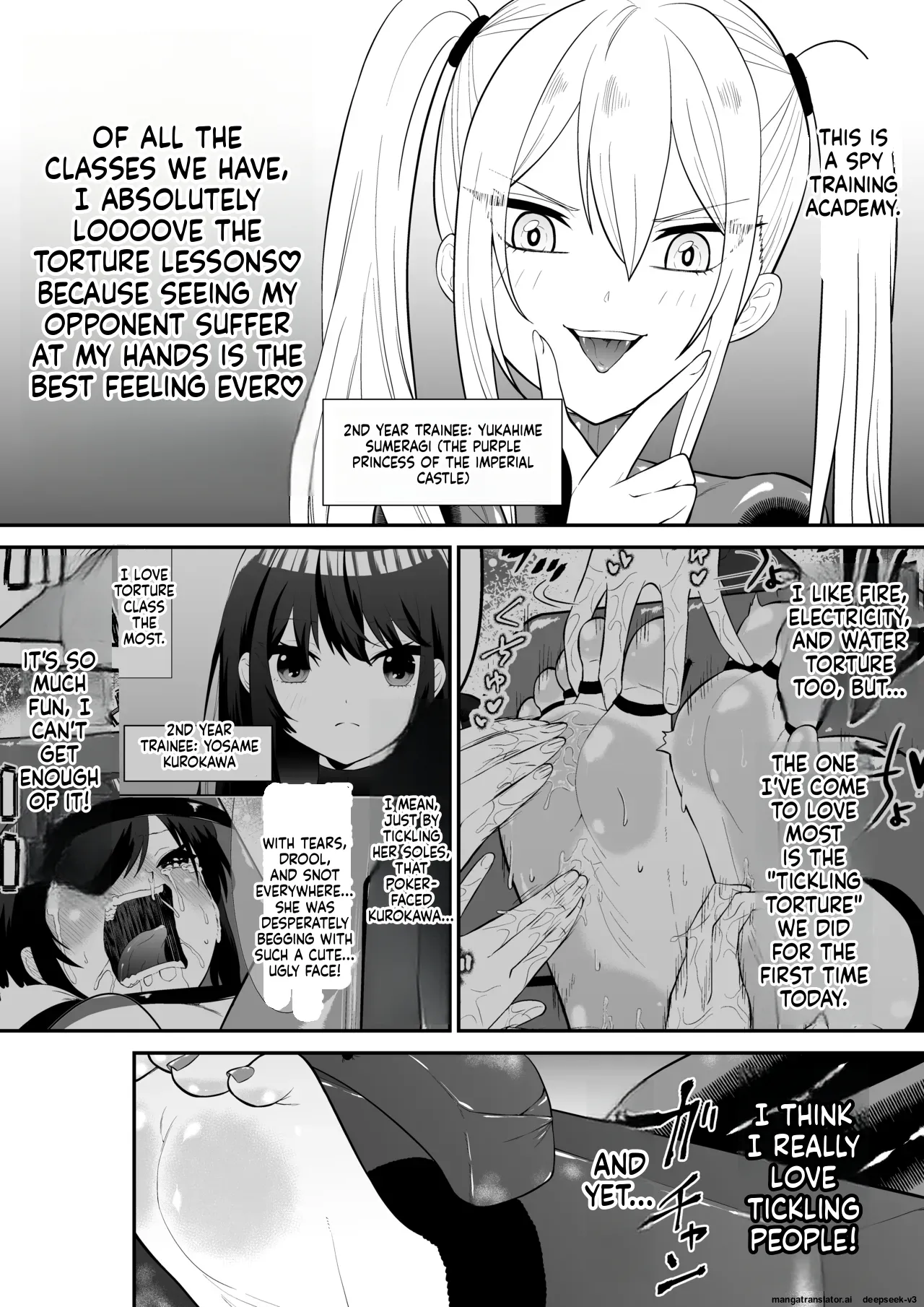 Spy Girl Sole Tickle Torture Interrogation Training 2 page 3 full