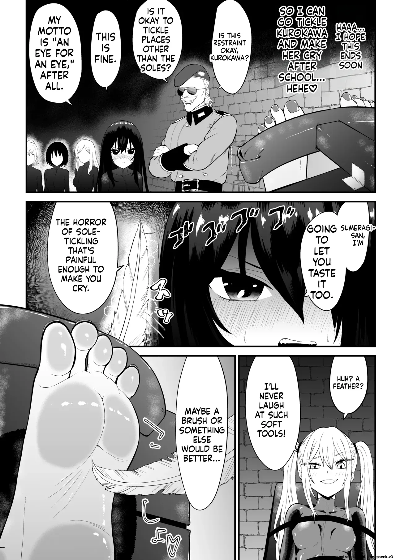 Spy Girl Sole Tickle Torture Interrogation Training 2 page 5 full
