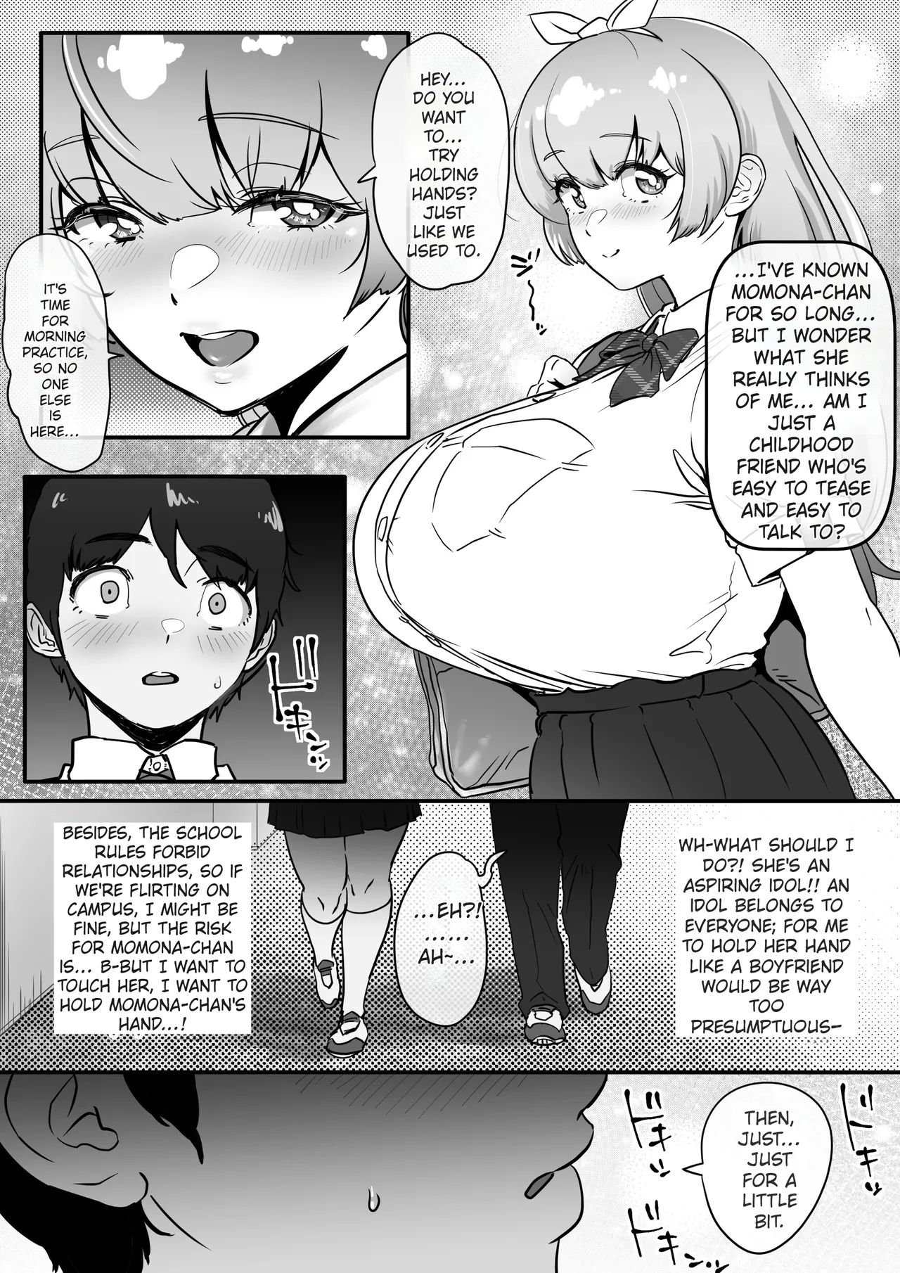 Osananajimi to Musubareru Hazu datta Idol Shibou Momona-chan ga Ojisan no Aijin ni Naru Hanashi. | The Story of Momona-chan, an Aspiring Idol Who Was Supposed to End Up With Her Childhood Friend, but Ends Up Becoming an Older Man's Mistress. page 6 full