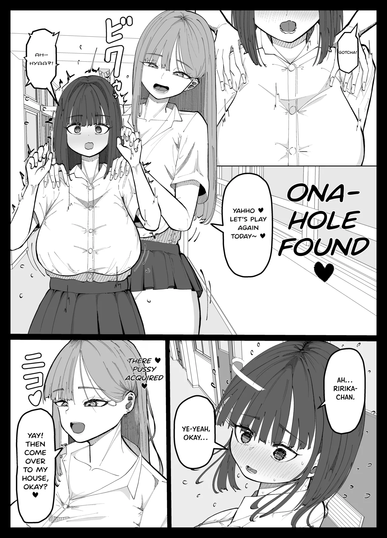 A Story About a Futanari Gal Turning a Loner Girl With No Friends Into Her Personal Onahole page 3 full