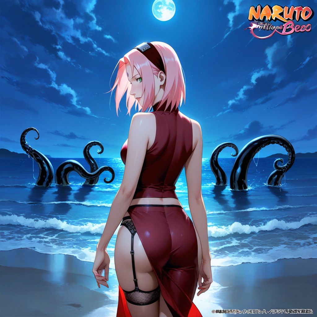 Sakura Haruno Tentacles - Opening page 8 full