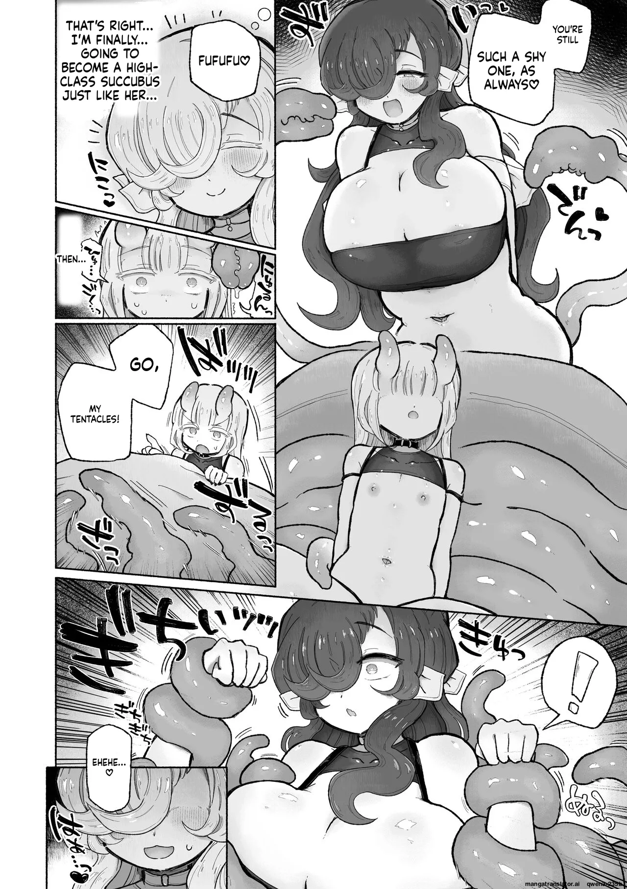 Shittemashita? Succubus wa Karada ga Ookikereba Ooki hodo Tsuyoitte Koto♪ ~Oneloli Douzoku Bouryoku Yuri Koubi~ page 8 full