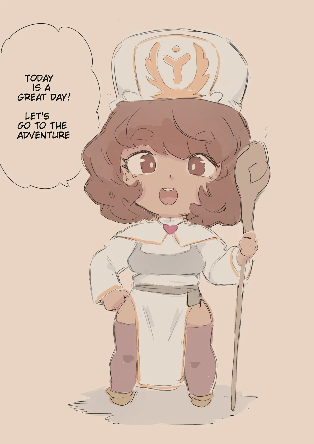 Cleric Taliya: Chibi page 1 full