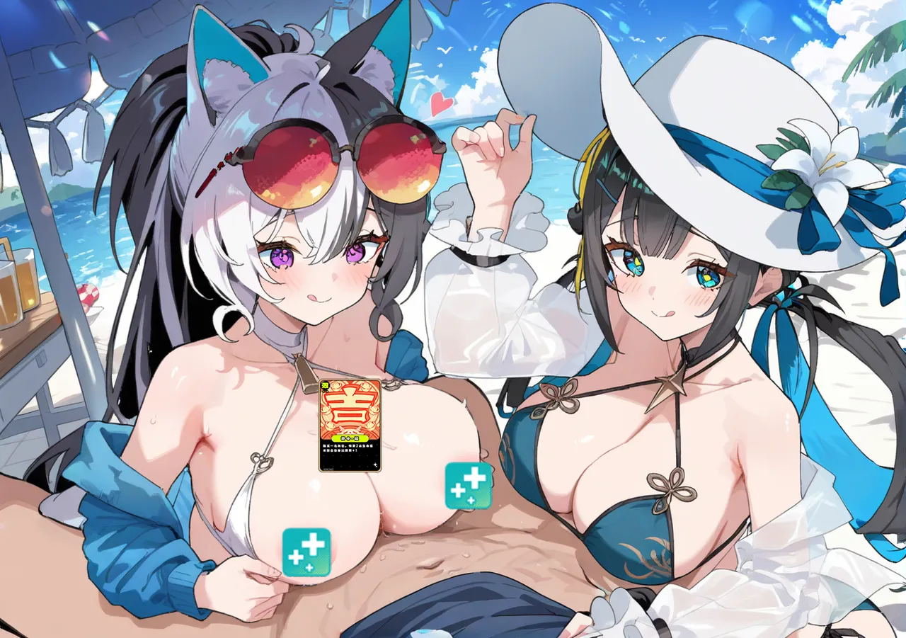 【吉星派对】【AstralParty】南希露X姬梦朝 （泳装❤） page 3 full
