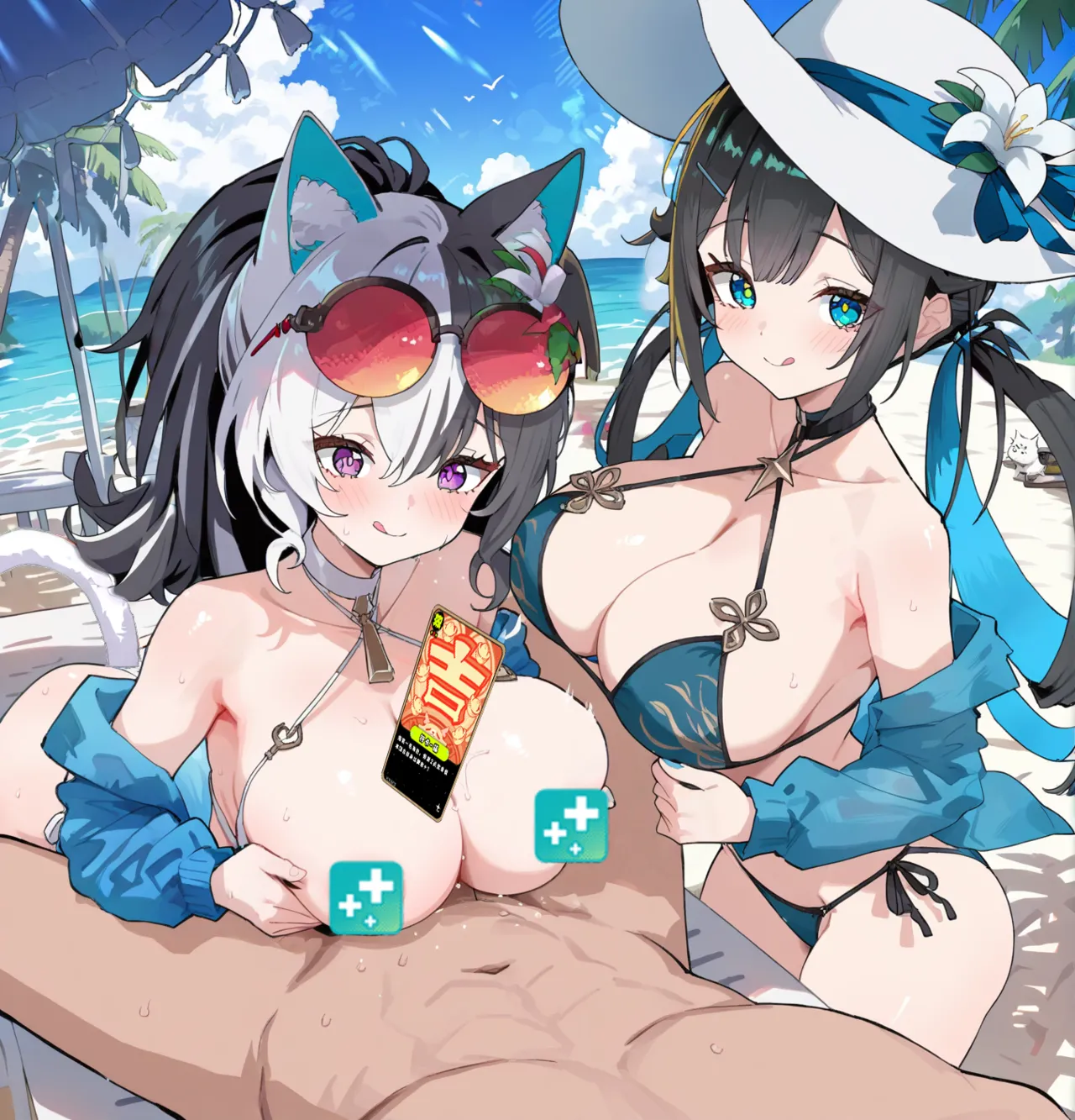 【吉星派对】【AstralParty】南希露X姬梦朝 （泳装❤） page 4 full