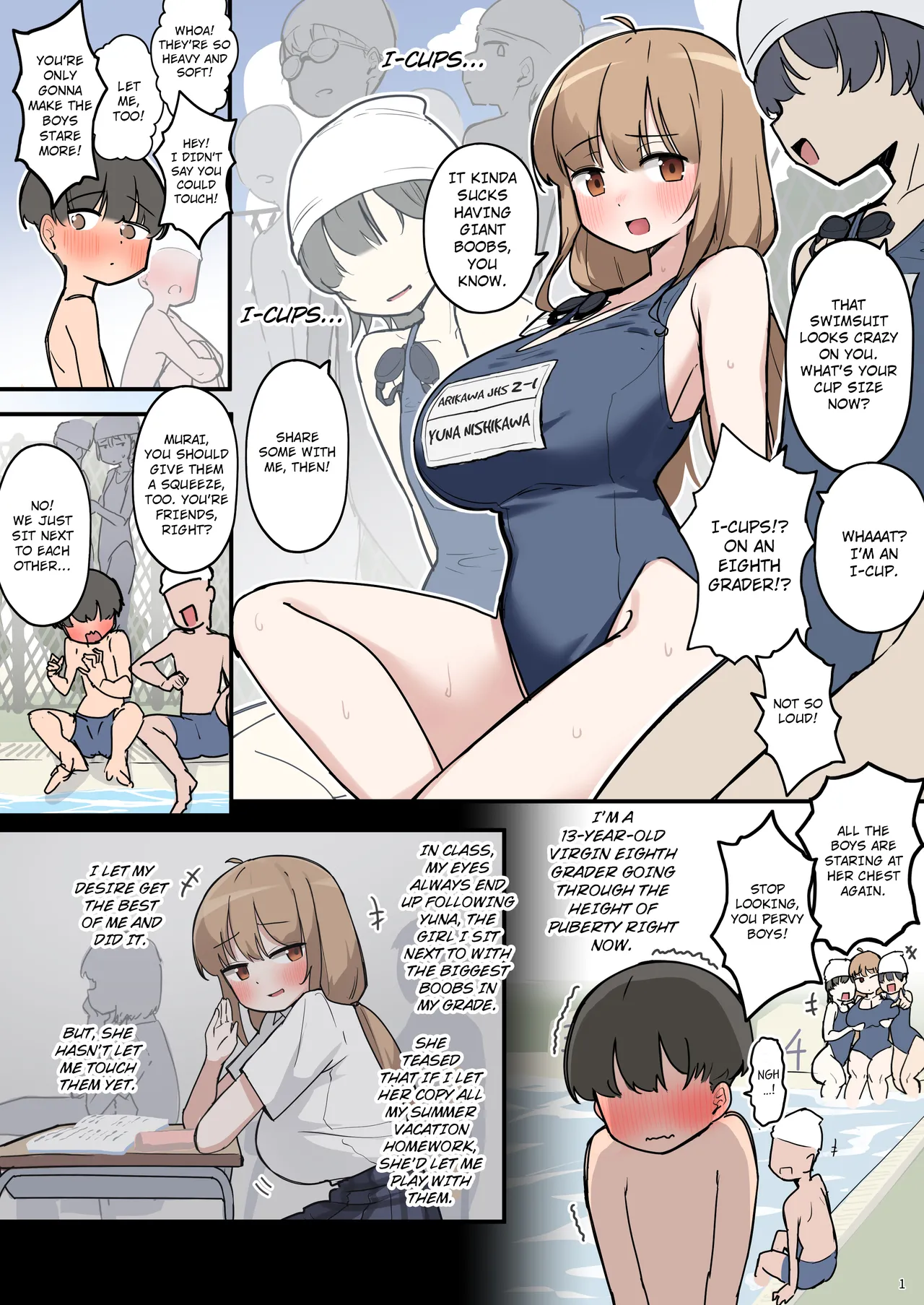 Class de Ichiban Oppai Ookii Ko ni H Sasete Moraeta Hanashi page 3 full