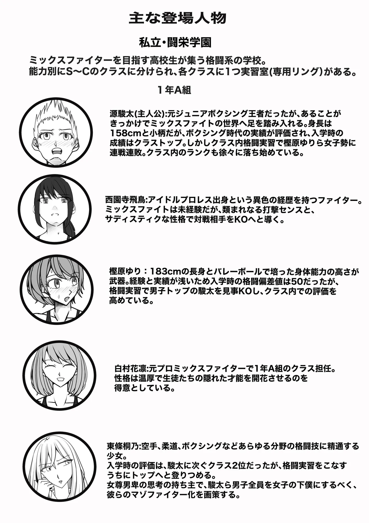 M Fight School 2 ~Joshi-tachi no  Yakushin~ page 2 full