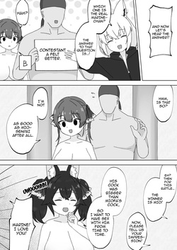 [Shibikikaku (Ayashibi)] Oshi wa Docchi da!  / Who's Your Oshi!  (Houshou Marine, Ookami Mio)  [English] {Doujins.com} — page 19
