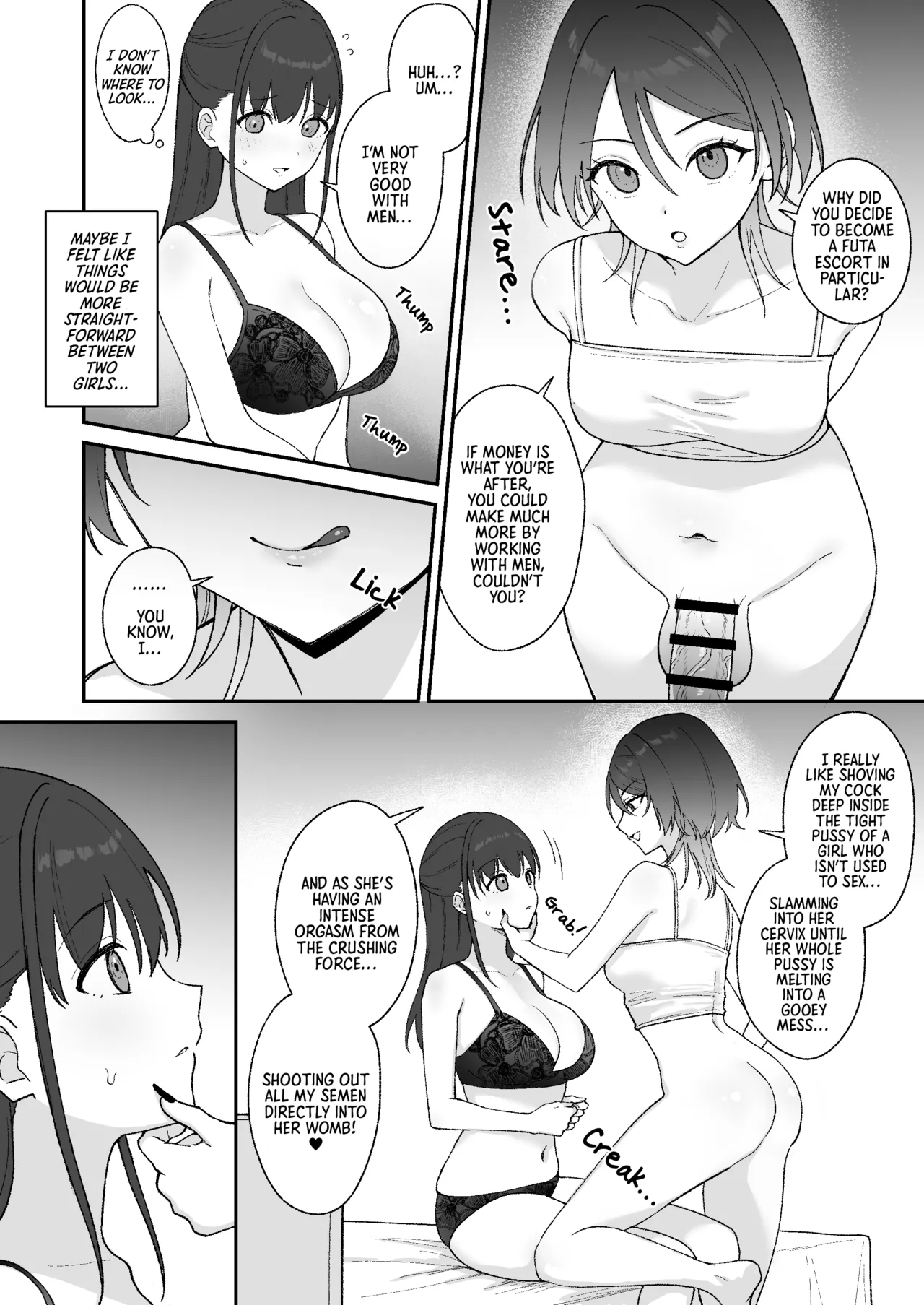 Oho-goe Koubi Do-hamari Onee-san ~Futanari Joshi Daisei Senyou Koki Ana~ | An Onee-san Gets Totally Hooked on Sex That Makes Her Moan Like Crazy! ~And Becomes the Exclusive Fuck-Hole of a Futanari College Girl~ page 5 full