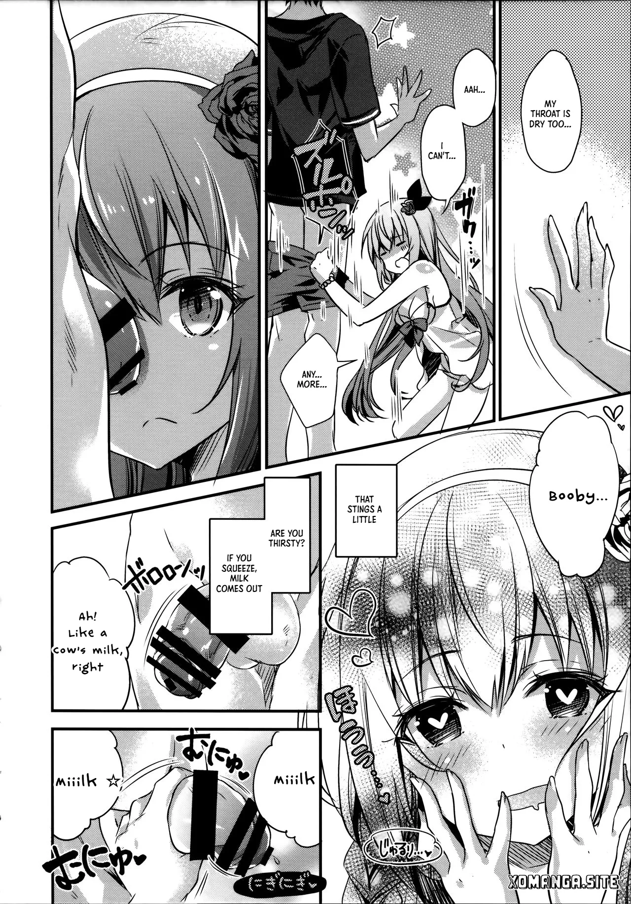 Mizu Peco-chan ga Monohoshisou na Kao de Kochira o Miteru page 5 full