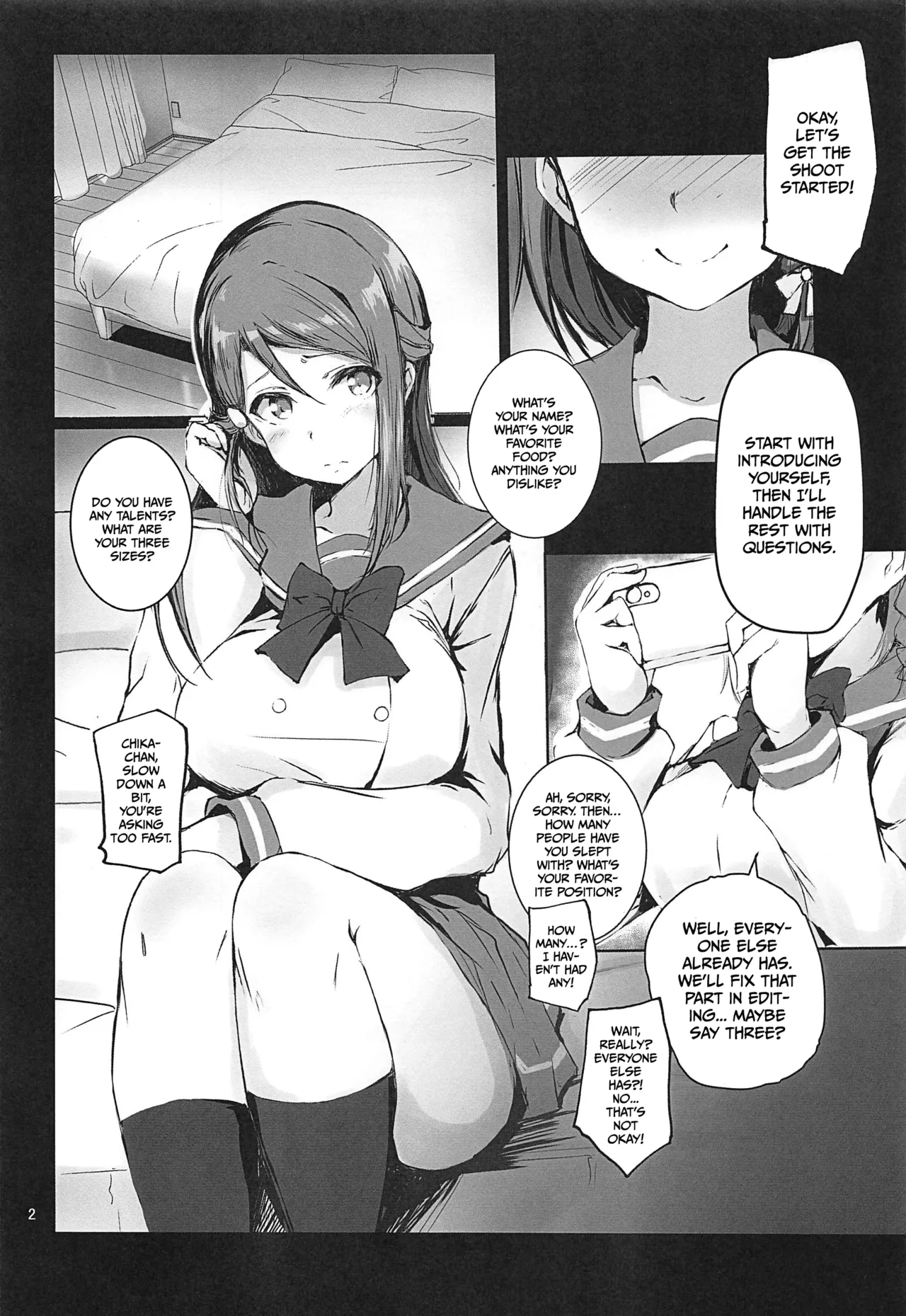 No matter the situation, Riko just can't say no! page 3 full