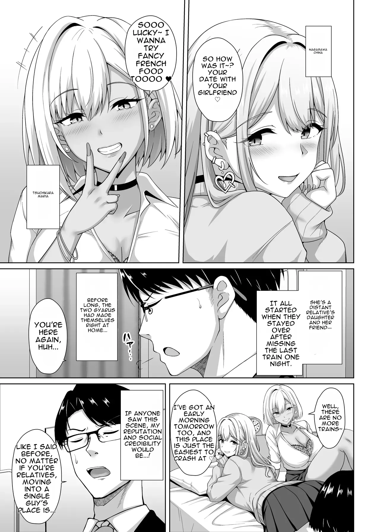Devoured by the Shirokuro Gyaru ~Reverse NTR Ecchi Where the Adult Me Can't Go Against the Two Gyal~ page 5 full