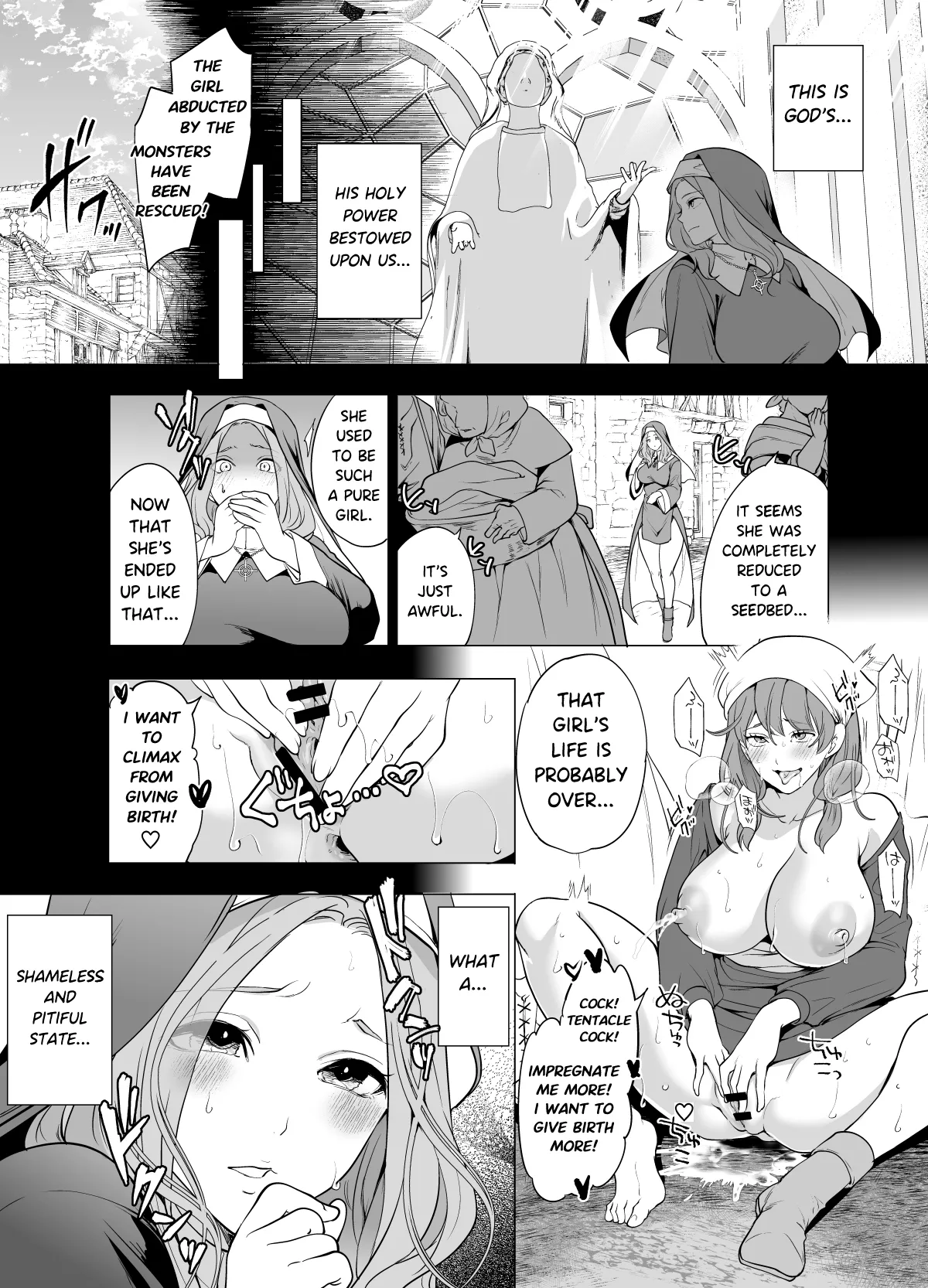 Defeated by Tentacles - The Holy Maiden's Tragic End page 5 full
