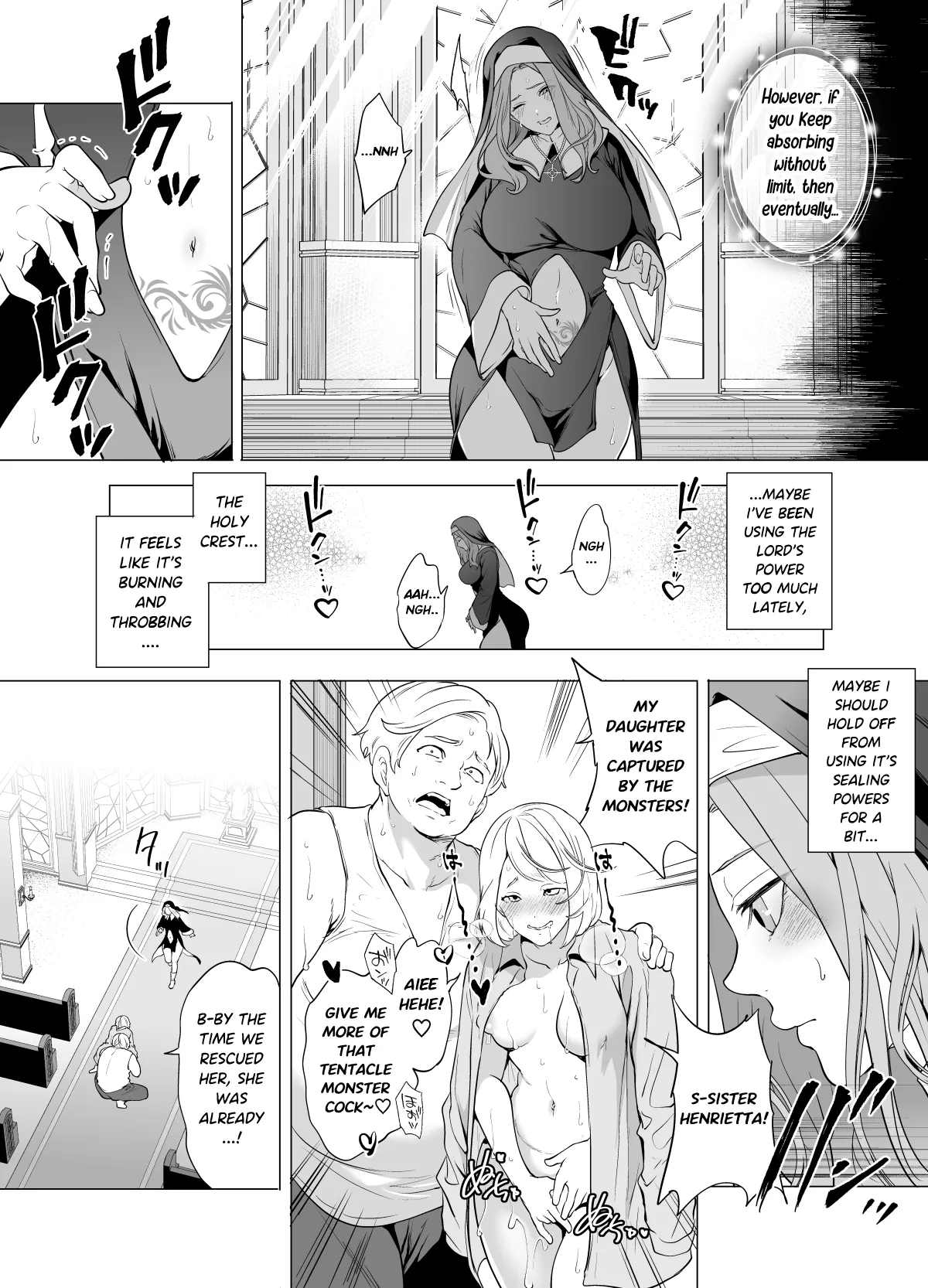 Defeated by Tentacles - The Holy Maiden's Tragic End page 7 full
