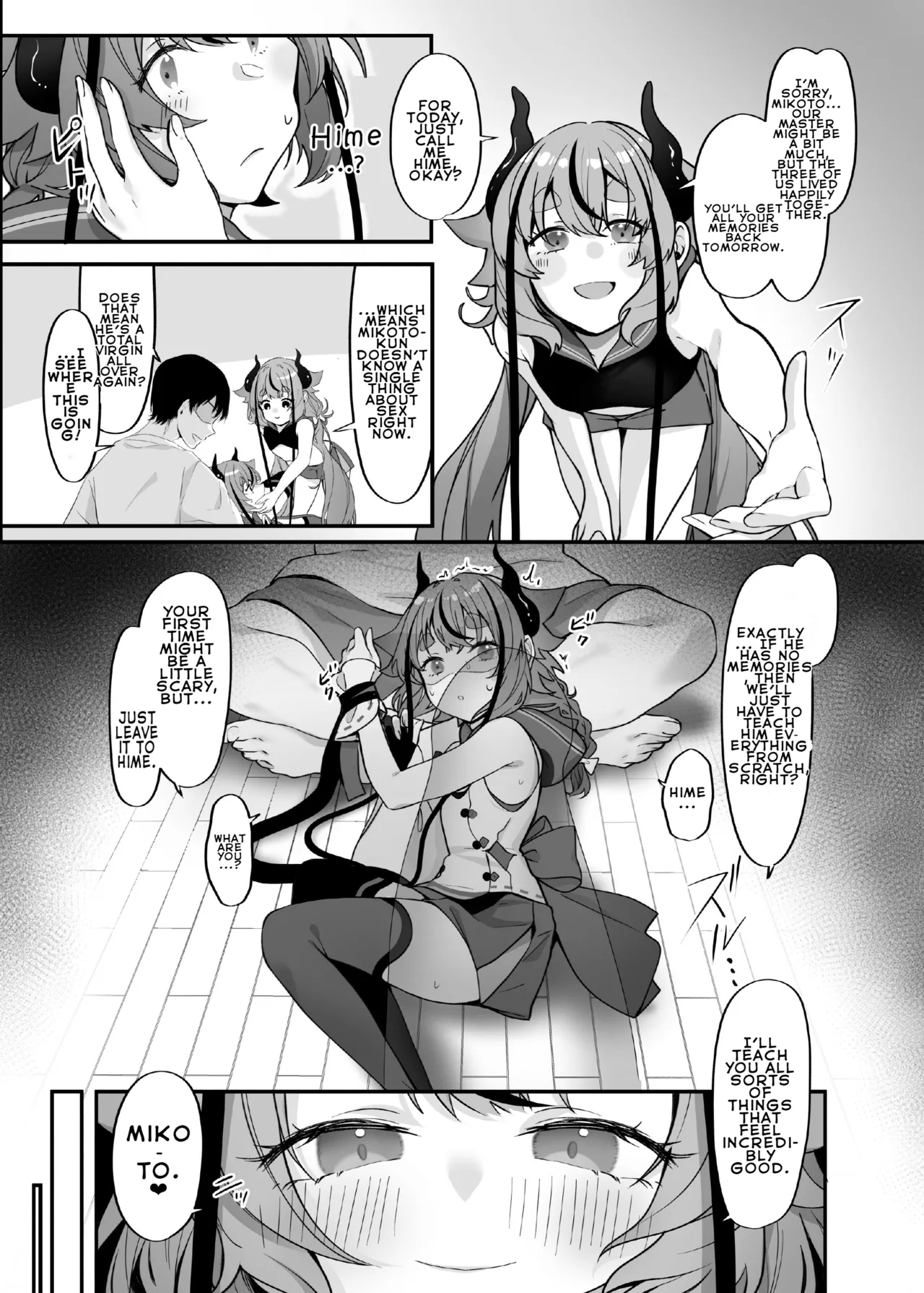 ヒメとマスターにいっぱい教えてもらおうね | Let's learn a lot from Hime and Master page 7 full