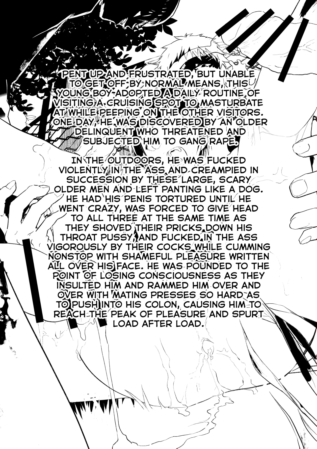 Hatsutaiken wa Rinkan Rape Kitouzeme! Seidorei Choukyou Mesuochi Jigoku! page 3 full