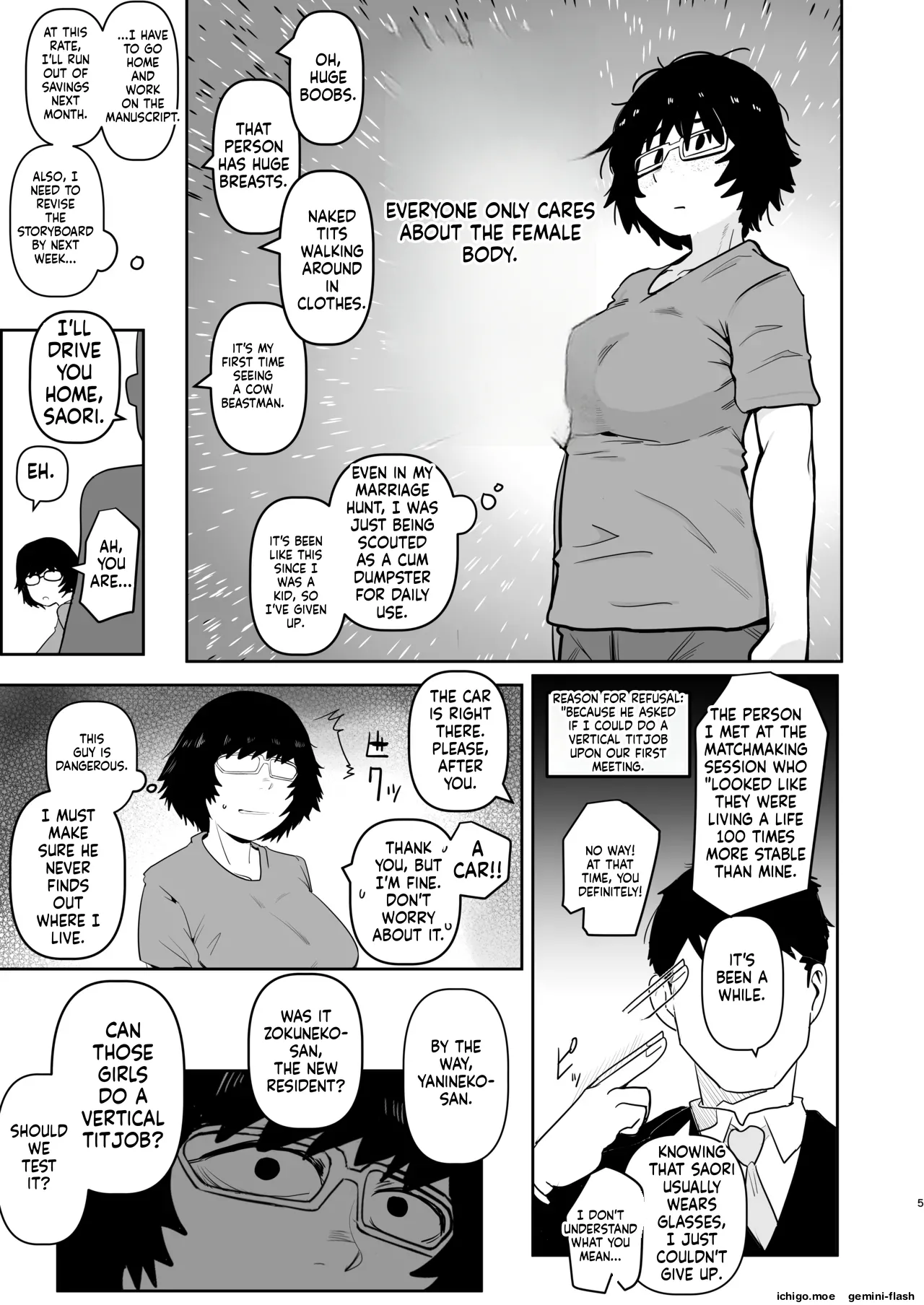 Daininki Mangaka Ochinpo Tatsuro Sensei wa Tatepaizuri Dekiru noka page 5 full