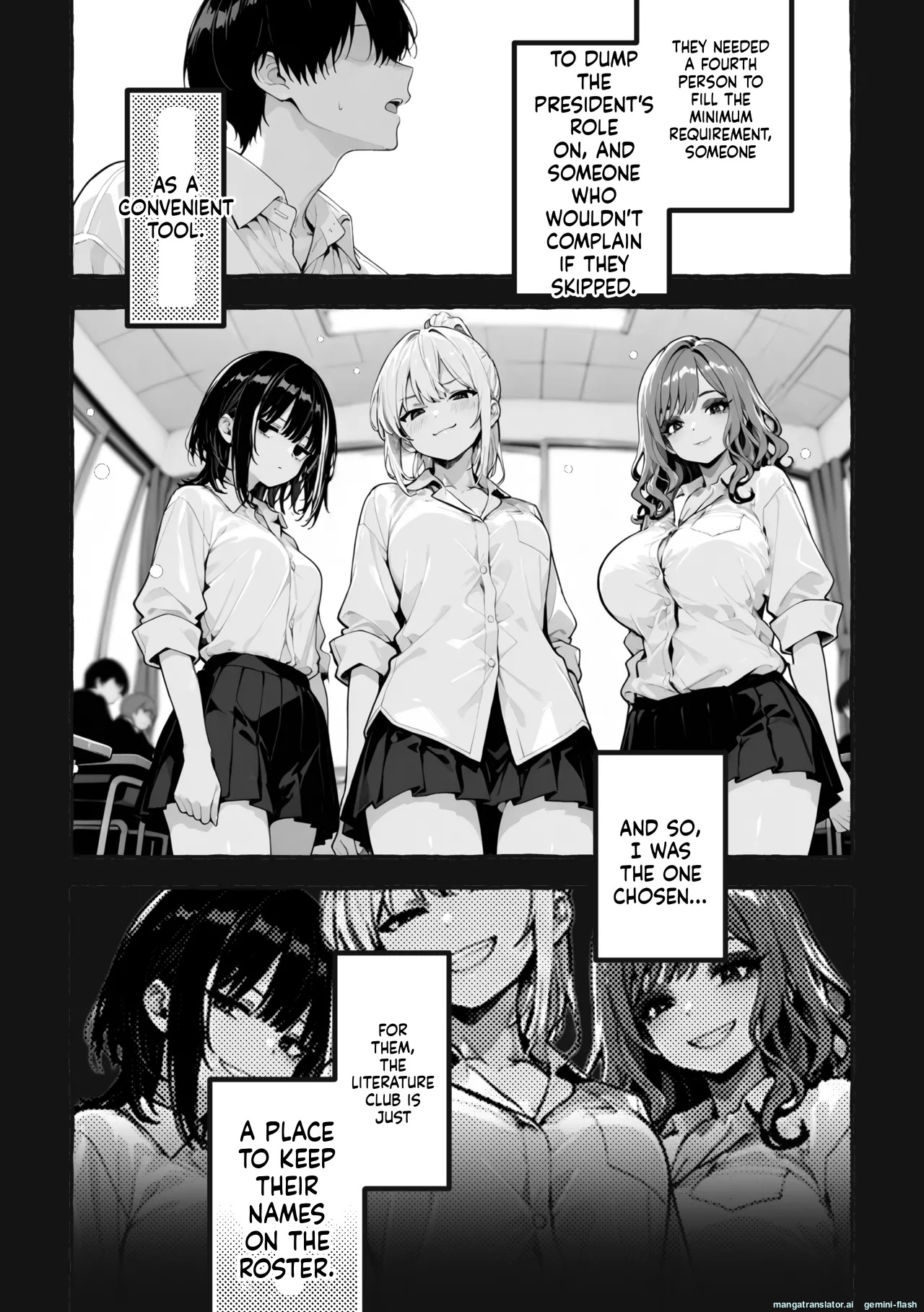 I'm an introverted loser, but for some reason I'm appointed to be in charge of the punishment game for a trio of popular, trendy girls page 7 full