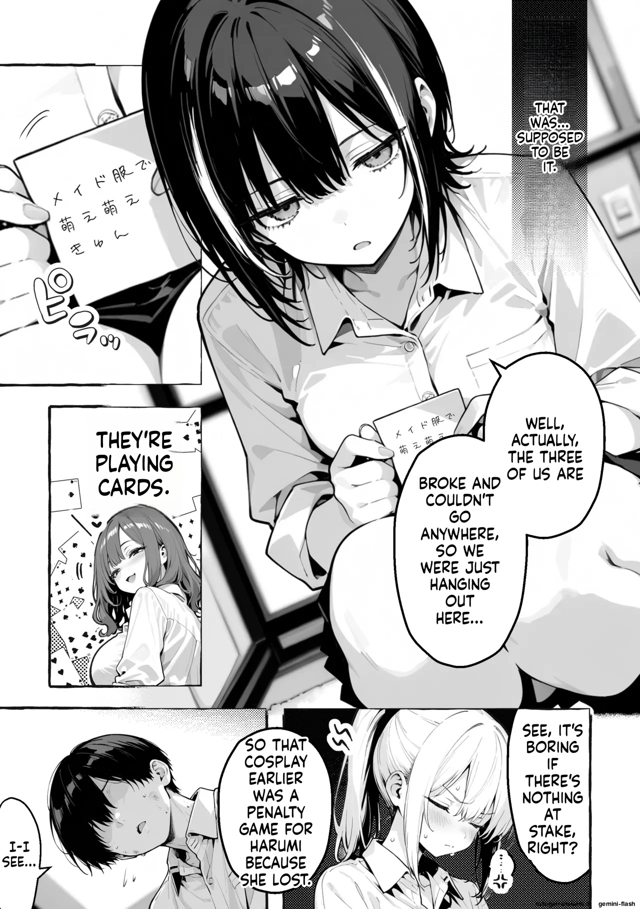 I'm an introverted loser, but for some reason I'm appointed to be in charge of the punishment game for a trio of popular, trendy girls page 8 full