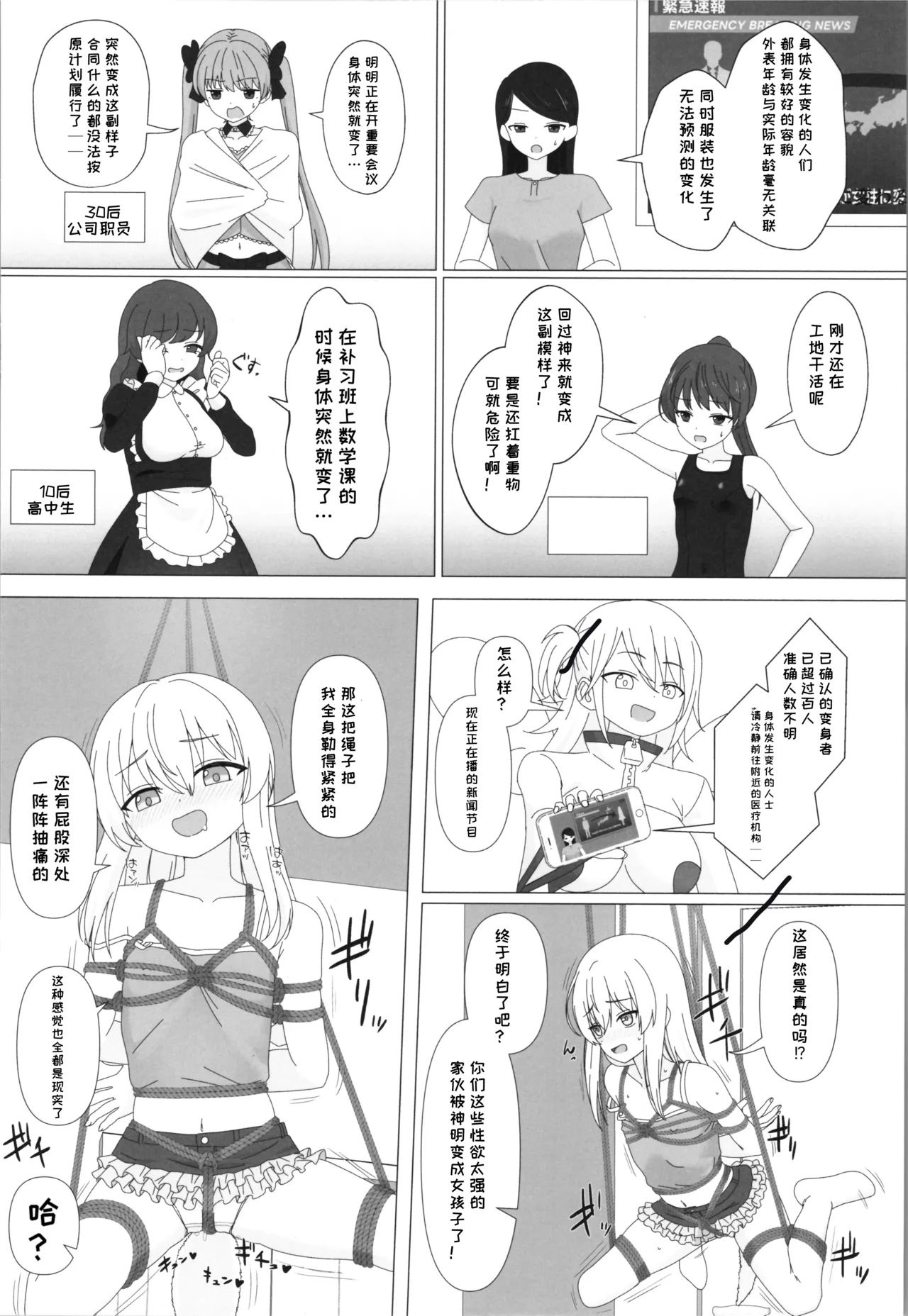 Seiyoku ga Tsuyosugite Onnanoko ni Kaeraremashita | 性欲太旺盛，结果被变成女孩子了 page 10 full