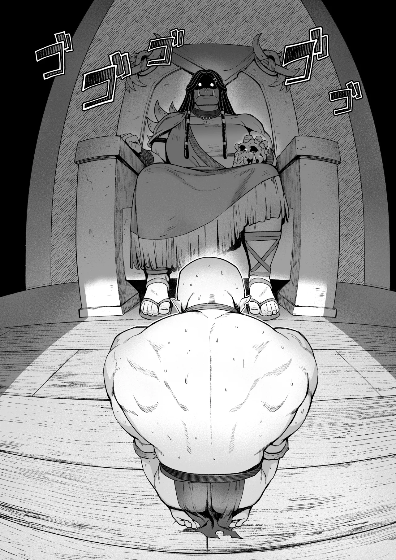 Yosei Shoukan 3-goushitsu Lacy ~Kasshoku Hada Elf o Shimei Shita Dotei Orc~ 2 page 7 full