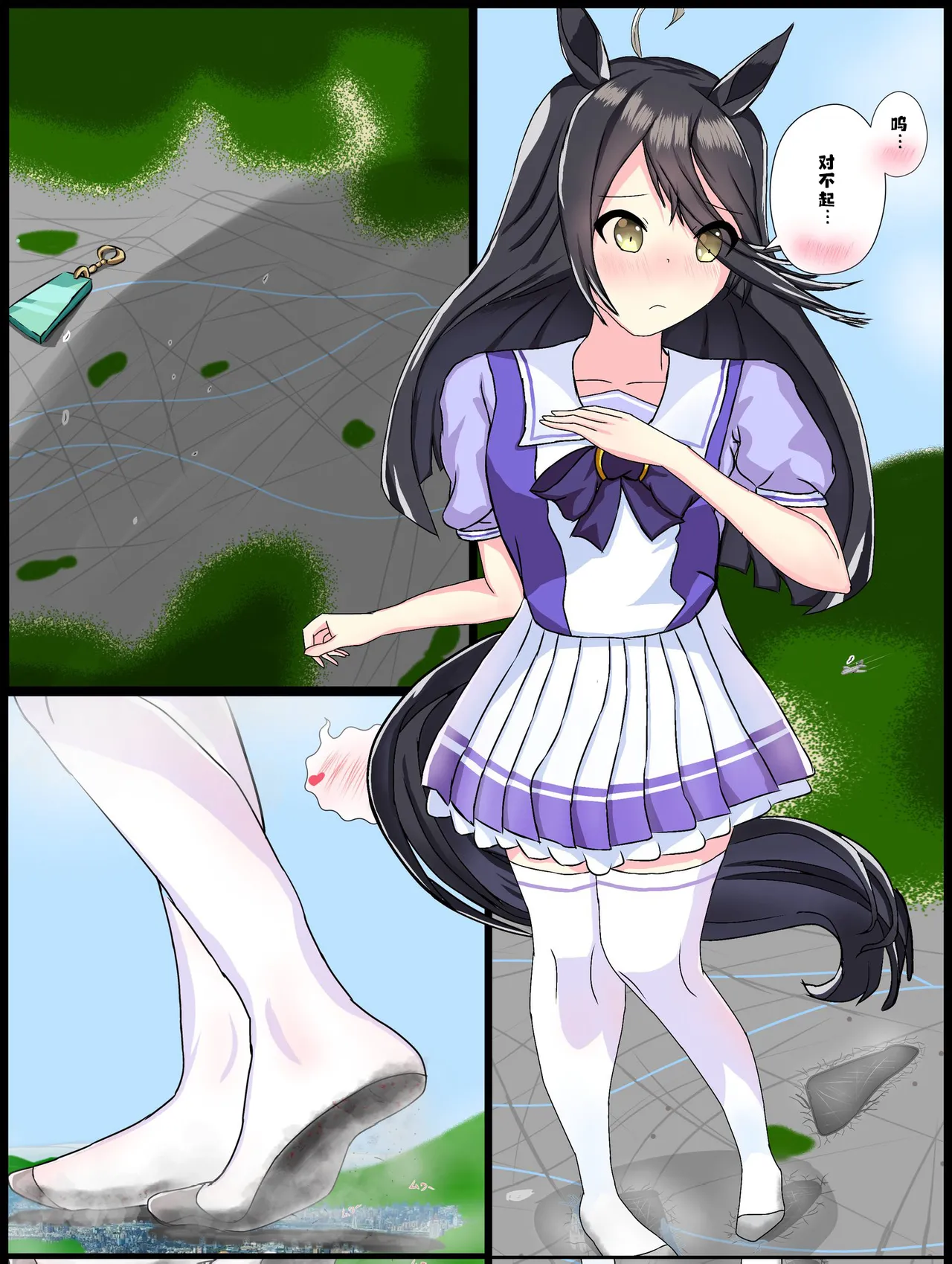 Umamusume×Giantess Manga page 5 full