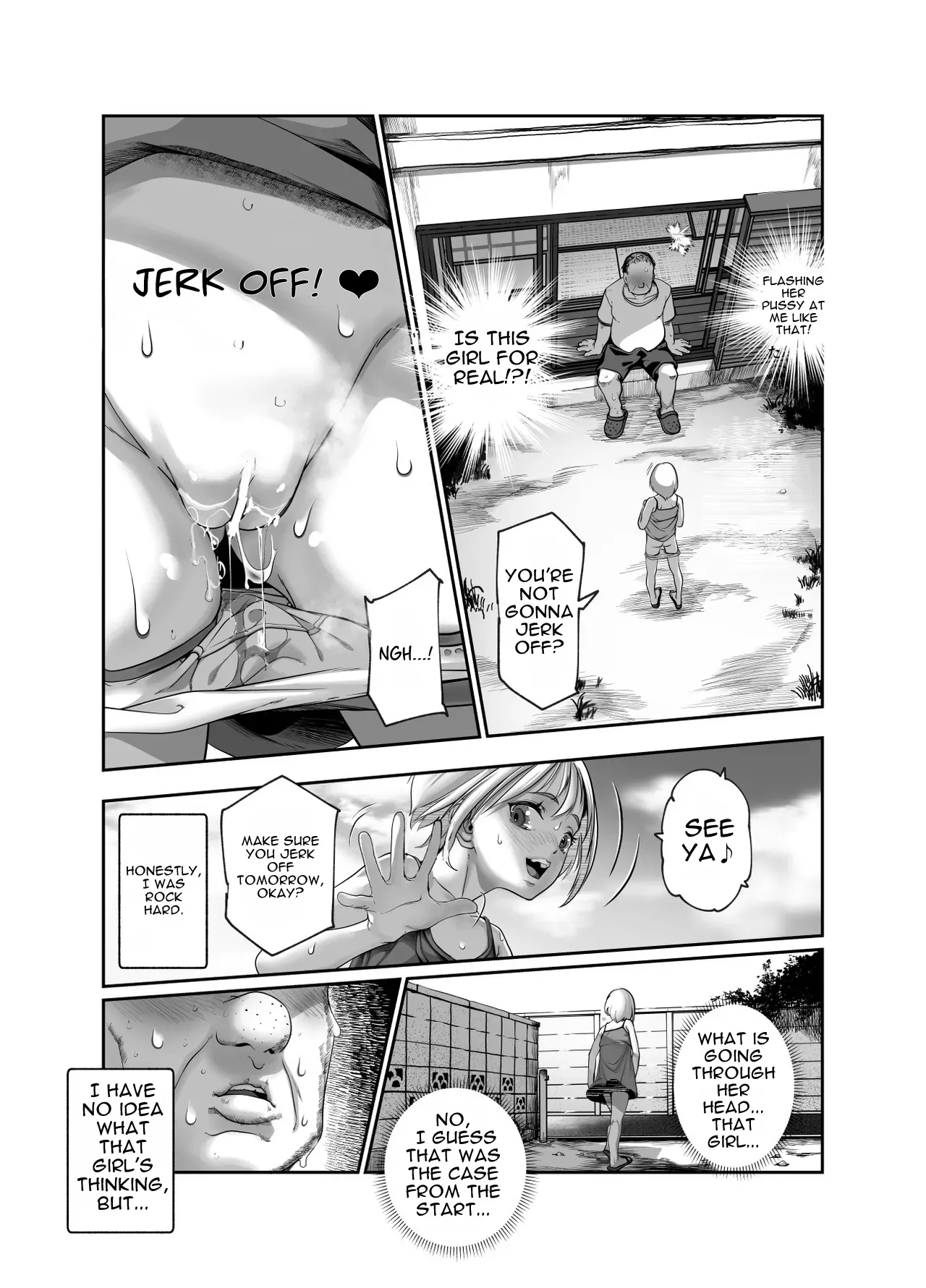 The Nice Guy and the Sketchy Neighborhood Kid Who Keeps Flashing Her Panties page 8 full
