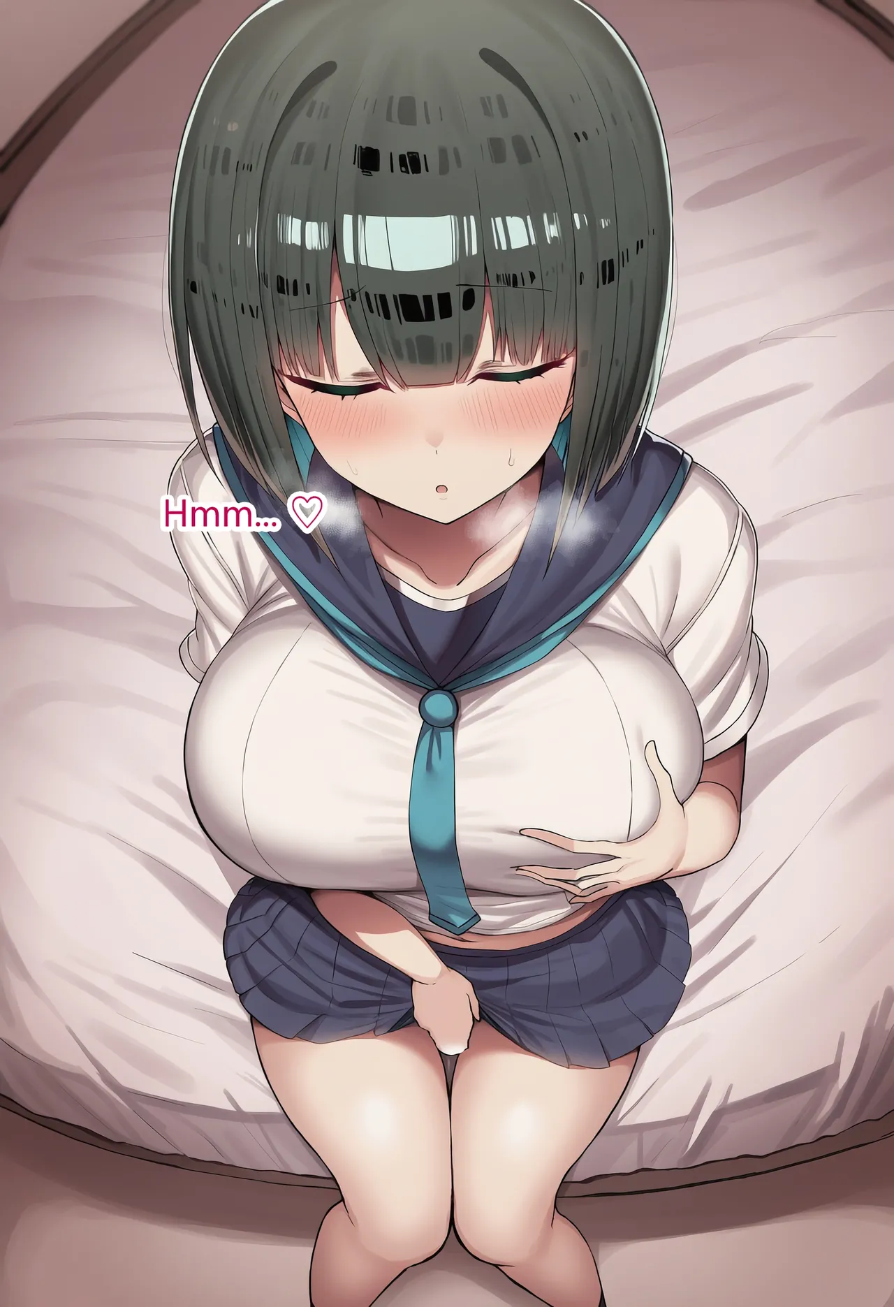 Pervert Brat vs. Black-Haired Bob-cut Girl ⑧ page 3 full