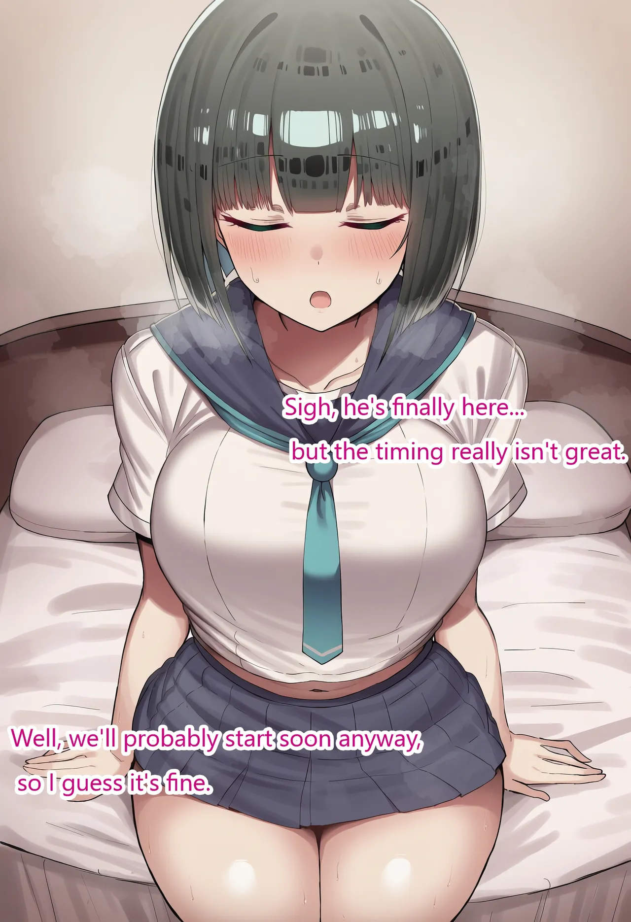 Pervert Brat vs. Black-Haired Bob-cut Girl ⑧ page 9 full
