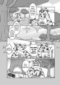 [Hybrid Tribe (Reddo12340)] Reincarnated in the Digiworld as Gabumon! 1 [English] [Digital] — page 13