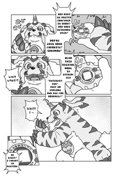 [Hybrid Tribe (Reddo12340)] Reincarnated in the Digiworld as Gabumon! 1 [English] [Digital] — page 14