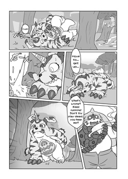[Hybrid Tribe (Reddo12340)] Reincarnated in the Digiworld as Gabumon! 1 [English] [Digital] — page 22