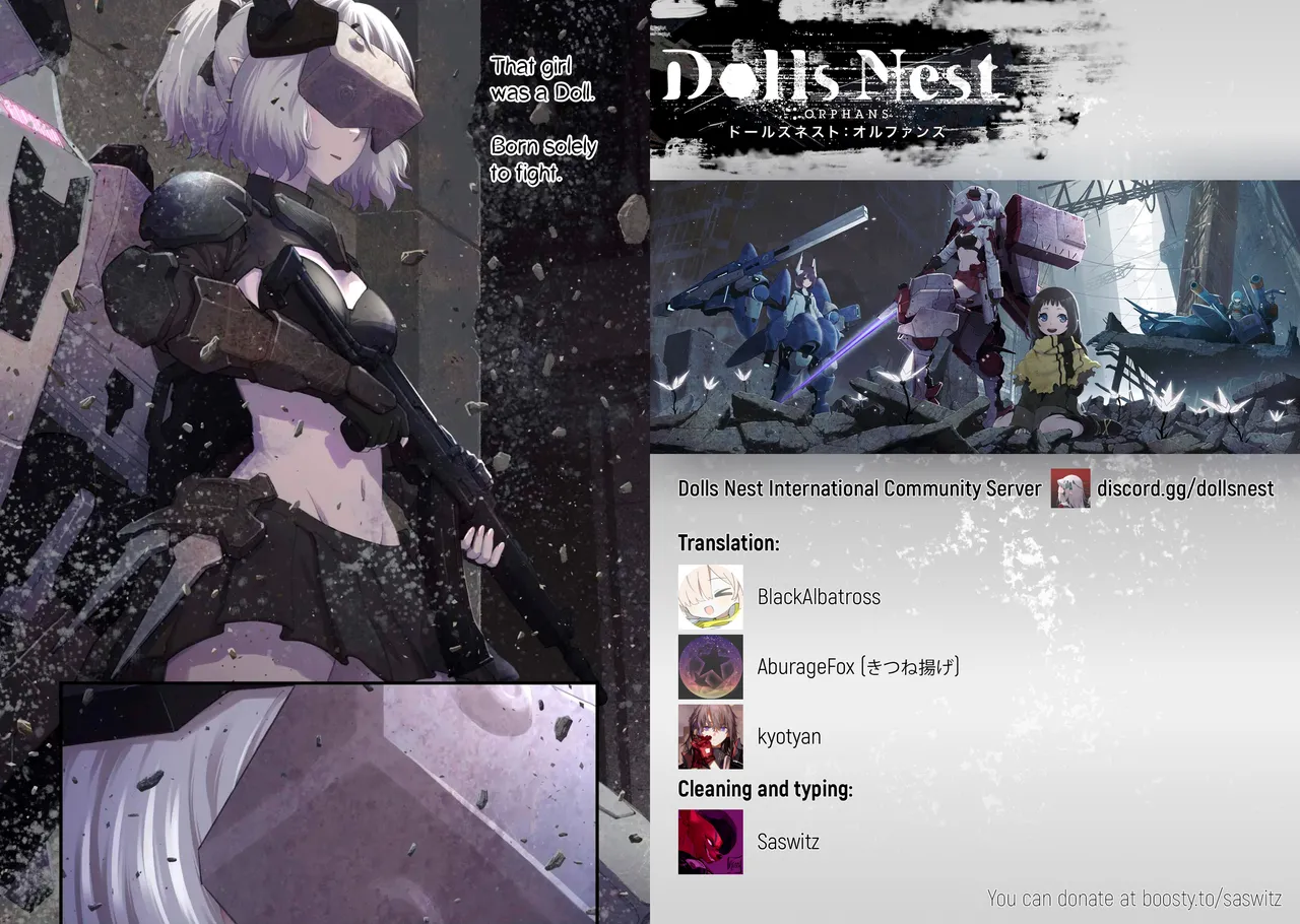 Dolls Nest: ORPHANS page 1 full